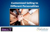 Customized Selling to Different Personalities · Personality on Parade! To be LEGENDARY, “putting a little personality into what you do” is not putting more of your personality
