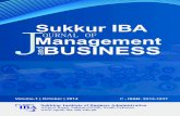 Sukkur IBA Journal of Management and Business … 1...Sukkur IBA is to serve the rural areas of Sindh and also underprivileged areas of other provinces of Pakistan. Sukkur IBA is committed