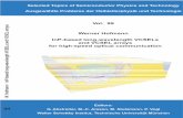 Werner Hofmann InP-based long-wavelength VCSELs and VCSEL ... · Ausgewählte Probleme der Halbleiterphysik und Technologie Selected Topics of Semiconductor Physics and Technology