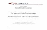 Competitive Advantage Creation based on National Cultural ... · Ludviga I. Competitive Advantage Creation based on National Cultural Identities – Riga 2012. – pp. .... Printed