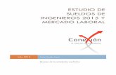 Estudio de Sueldos de Ingenieros 2015 y Mercado Laboralexalumnos.usm.cl/.../2015/04/Estudio-de-Sueldos-de-Ingenieros-2015.pdf · EVOLUCIÓN DE LOS SALARIOS SEGÚN NIVEL DE CARGO Y