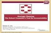 Strategic Planning: The School Counselor’s Tool for ... · National Office for School Counselor Advocacy (NOSCA) A step by step process of using data to drive school counselor goal