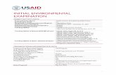 USAIDThe purpose of this document, in accordance withTitle 22, Code of Federal Regulations, Part 216 (22 CFR 216), is to provide a preliminary review of the reasonably foreseeable