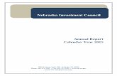 Nebraska Investment Council Report 2015_0.pdfI am pleased to present the Annual Report for the Nebraska Investment Council for the year ending December 31, 2015. The Council oversees