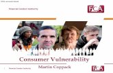 Consumer Vulnerability Coppack... · Consumer vulnerability: the problem raised Industry • Lots being done • Numerous good practice guides for dealing with different ‘types’