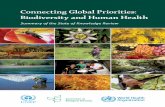Biodiversity and Human Health Connecting Global Priorities ... · WHO Library Cataloguing-in-Publication Data Climate change, biodiversity and human health I.World Health Organization.