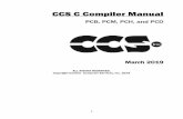 CCS C Compiler Manual - Mouser Electronics · CCS C Compiler 2 Table of Contents Overview .....15