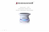 Jsound – JS1 Owners Manual Solar Wireless Speaker · Speaker Operation The speaker can be powered as follows: By the AC adaptor (contained in the box). (This is always required
