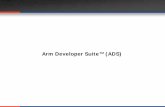 Arm Developer Suite™ (ADS)타겟시스템과연결 플랫케이블로타겟의에뮬레이터인터페이스용커넥터에 연결한다. z타겟및에뮬레이터리셋 z타겟리셋->