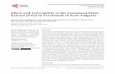 Effect and Tolerability of the Combined Plant Extract (PAC ... and cerebral malaria [31] [32] [33]. Artemisia annua L. and artemisinin have ... (LP) and 27.4 g of Artemisia annua L.