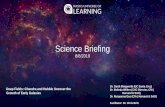 Science Briefingmedia.universe-of-learning.org/documents/UoL_Sci... · 08.08.2019  · Science Briefing 8/8/2019 Deep Fields: Chandra and Hubble Uncover the Growth of Early Galaxies