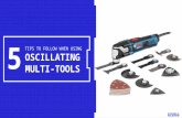 Safety Tips to Follow When Using Oscillating Multi-Tools