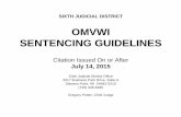 OMVWI SENTENCING GUIDELINES - addbalance.comDIS: Increase per §346.655 SRPS: Safe Ride Program Surcharge 346.657 effective on offenses committed on or after 7-14-2015 VWS: VWS may