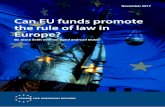 Can EU funds promote the rule of law in Europe?media.hotnews.ro/media_server1/...0...statul-drept.pdfCan EU funds promote . the rule of law in Europe? By Jasna Šelih with Ian Bond