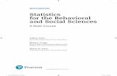 Statistics for the Behavioral and Social SciencesStatistics for the Behavioral and Social Sciences A Brief Course SIXTH EDITION Arthur Aron State University of New York at Stony Brook