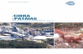 CIBRA -PATAIAS · 6 2013 A Fábrica Cibra-Pataias instalou-se em Pataias, a 22 km de Leiria, e é a única fábrica de cimento em Portu-gal que tem produção de cimento branco.