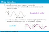 longitud de onda - UCpauli.fis.puc.cl/~rramirez/FIS1503/clases25y26.pdfEjercicios 1 La funcion que describe una onda en una cuerda (´ = 0,1 kg/m) es (x;t) = 2 sin 2ˇ 3 t 0;01 x 2