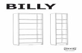 BILLY - IKEA · 2 AA-2175344-2 ENGLISH Important information Read carefully Follow each step of the instruction carefully Keep this information for further reference WARNING Serious