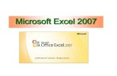 Microsoft Excel 2007 - WordPress.com · Microsoft Excel 2007 Deo programskog paketa Microsoft Office Program za grafonanalitičku obradu podataka Unos podataka Obrada podatakaOffice