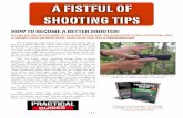 A Fistful of Shooting Tips 2017Defensive Handgun class from renowned instructors Tom and Lynn Givens of RangeMaster and boy was that an enlightening experience! The most startling
