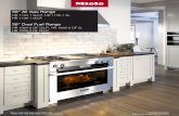 36” Dual Fuel Range · Miele Natural Gas and LP Ranges will function up to 9,800 ft. in altitude without adjustment; the following excep-tion will function up to 6,500 ft. in altitude