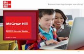 McGraw-Hill...‒ Near universally positive response from debtholders for the merger ‒ Debt of both companies traded up significantly following announcement ‒ In May, McGraw-Hill