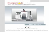 MB Series - Eumach Co., Ltd. · 5.alarm lamp for abnormal situation 6.indication lamp for dwell & end of job 7.levelling bols & pads 8.bt#50 spindle 9.pre-extensioned ballscrews 10.rs-232