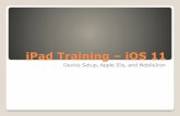 iPad Training iOS 11Why iPads? iPads give an excellent combination of performance and battery life. The iOS app store has a number of useful free applications that can be used. INDOT