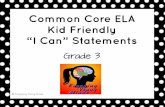 ELA I Can Grade 3 Grade Learning Targets.pdfELA I Can Grade 3 Author: 4750060513 Created Date: 12/10/2014 2:13:33 PM ...