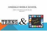HINSDALE MIDDLE SCHOOL · • The home page of Omegle invites people to Talk to Strangers. This says it all about the app and kids. • Not talking to strangers is one of the first