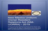 New Mexico Uniform Owner Resident Relations Act (NM … 2019 NM UORRA - CHAPTER 47 - for web publication.pdfNew Mexico Uniform Owner-Resident Relations Act, the tenant’s claim was