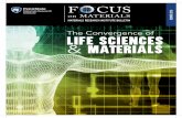 The Convergence of LIFE SCIENCES MATERIALS · Professor of Materials Science and Engineering N-221 MSC University Park, PA 16802 (814) 863-1328 car4@psu.edu ... Six Penn State faculty