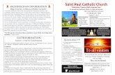 SECTION To all visitorssaintpauldartmouth.weebly.com/uploads/1/5/6/7/15670310/aug_13_2017_bulletin.pdfPope Francis urges us to seek Mary’s intercession, most notably in the openin