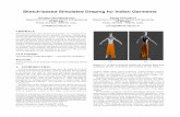 Sketch-based Simulated Draping for Indian Garmentsparagc/pubs/papers/icvgip2016_2.pdf · Sketch-based Simulated Draping for Indian Garments Sanjeev Muralikrishnan Department of Computer