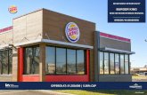 BURGER KING · 2018-11-29 · Burger King’s latest image requirements and prototype standards. The Property consists of a 3,880-square-foot retail building with a drive-thru lane