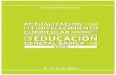 ACTUALIZACIÓN FORTALECIMIENTO CURRICULAR EDUCACIÓN · 2011-09-15 · los “criterios de desempeño” para orientar y precisar el nivel de comple-jidad en el que se debe realizar
