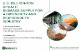 U.S. BILLION-TON UPDATE: BIOMASS SUPPLY FOR …U.S. BILLION-TON UPDATE: BIOMASS SUPPLY FOR A BIOENERGY AND BIOPRODUCTS INDUSTRY Laurence Eaton Research Scientist Oak Ridge National