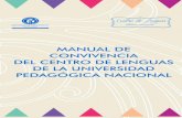 MANUAL DE CONVIVENCIA AGOSTO 2017centrodelenguas.pedagogica.edu.co/wp-content/uploads/... · 2018-10-08 · la necesidad de adoptar un manual de convivencia por parte de las instituciones