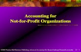 Accounting for Not-for-Profit Organizations For Non Profit OG.pdf · Not-For-Profit Accounting Principles FASB Statements No. 116 and 117 are applicable to all nongovernmental not