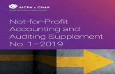 Not-for-Profit Accounting and Auditing Supplement No. 1–2019 · Not-for-Profit Accounting and Auditing Supplement No. 1–2019 Introduction This update includes the more significant
