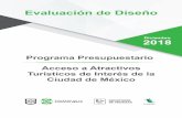 Secretaría de Finanzas de la CDMX - Acceso a …...Evaluación de Diseño del Programa de Acceso a Atractivos Turísticos de Interés de la Ciudad de México 10 Referente a la cobertura
