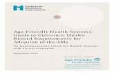 Age-Friendly Health Systems: Guide to Electronic …...Becoming an Age-Friendly Health System entails reliably providing a set of evidence- based elements of high-quality care, known