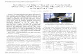 Solutions for Improving of the Mechanical Behaviour of the Composite Materials … · 2010-05-23 · improving of the mechanical behaviour in flexural test. Finally, the paper marks
