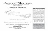 Owner's Manual - Stamina Products · 1. Save these instructions and ensure that other exercisers read this manual prior to using the AeroPilates® Reformer for the first time. 2.
