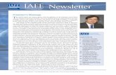 Newsletter - International Association for Energy Economics · please feel free to bring these to the attention of Council members or let IAEE head-quarters know. We value your input