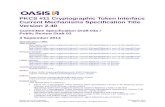 PKCS #11 Cryptographic Token Interface Current … · Web viewThis document defines mechanisms that are anticipated for use with the current version of PKCS #11.