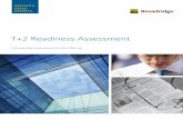 T+2 Readiness Assessment...Broadridge Professional Services T + 2 Assessment 5 Targeting transaction life cycle events & actions for a causal analysis is a valued exercise to incorporate