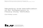Modeling and Identiﬁcation of Air Suspension in Heavy-Duty ...1014891/FULLTEXT01.pdf · 1 Introduction This master’s thesis concerns modeling of an air suspension, with future