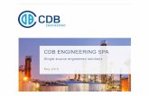 CDB ENGINEERING SPA · CDB Engineering -Machinery& Tools 17 maggio 2018 13 ... 2 Bridge crane 6,3 tons 40 Electrode welder machine 1 Bridge crane 5 tons 40 Welder continous wire machine
