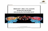 BEST-IN-CLASS PROGRAM MANAGEMENT...BEST-IN-CLASS PROGRAM MANAGEMENT NEW YORK CHICAGO LONDON DUBAI MUMBAI 2 3 IBSVIEW IBSVIEW g g Good program management delivers: Early realisation